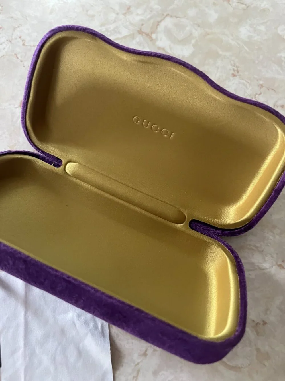 Gucci Oversized Square Gradient Sunglasses GG 1020s Gold Metal Frame